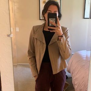 White House Black Market Leather Jacket